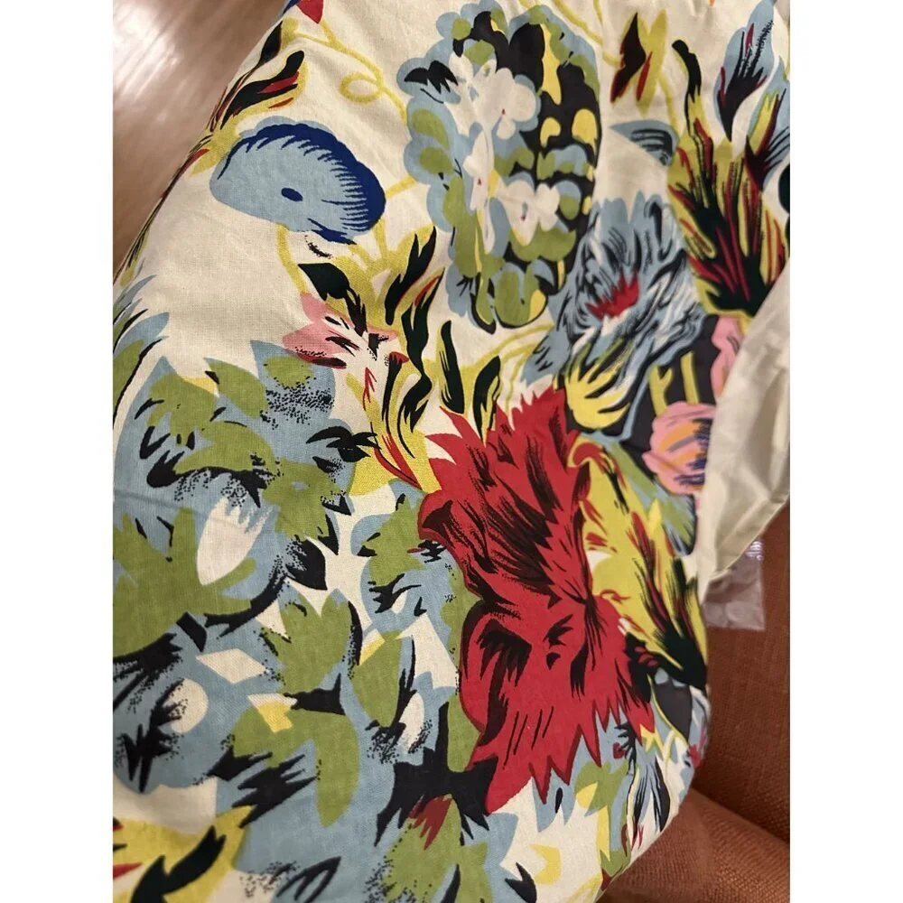 Urban Outfitters Romantic Floral Scarf Duvet Cover Twin XL Designer Plum & B